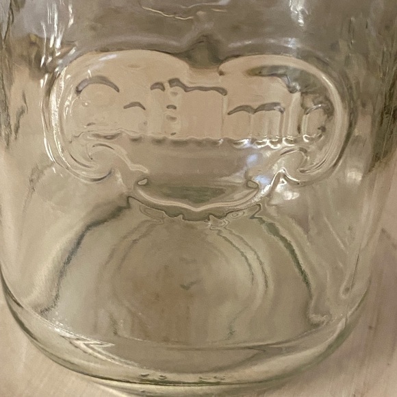 Vintage Rare Del Monte Clear Glass Mason Jar with Lid Storage Canning Lidded Jar - Picture 6 of 13